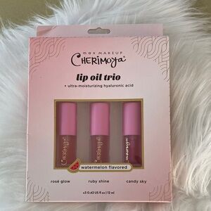 Cherimoya Lip Oil Trio —ultra moisturizing hyaluronic acid Gloss Set